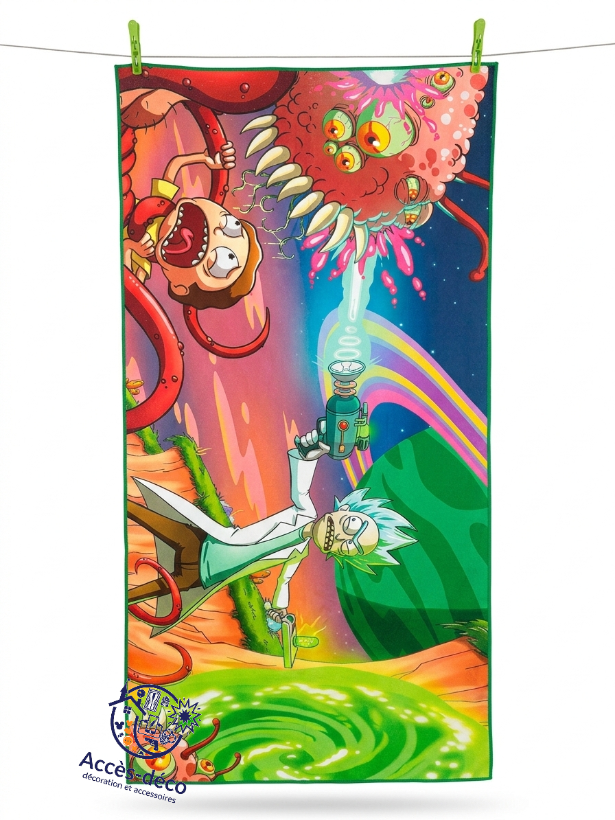 Serviette Rick and Morty model 2